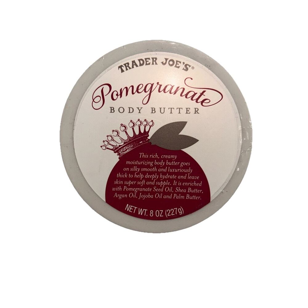 Trader Joe's Pomegranate Body Butter 8oz New/Factory Sealed